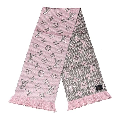 louis vuitton wool scarf pink|Louis Vuitton navy scarf.